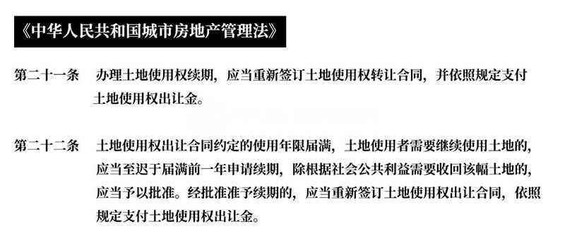 房屋土地使用權(quán)到期后怎么辦
